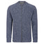 Peter Gribby Ribbed Zipper Jacket - Bluemarl