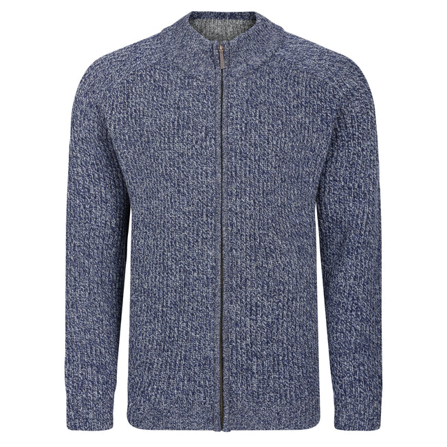 Peter Gribby Ribbed Zipper Jacket - Bluemarl Hover Image