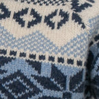 Peter Gribby Nordic Quarter Zip Sweater - Ecru