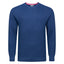 Peter Gribby Premium Combed Cotton Crew Neck Jumper - Indigo