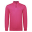 Peter Gribby Premium Combed Cotton ¼ Zip Jumper - Dark Pink