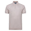 Peter Gribby Short Sleeve Knitted Polo - Stone