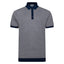 Peter Gribby Short Sleeve Herringbone Knitted Polo