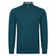Peter Gribby Mens Lambswool ¼ Zip Jumper - Teal