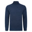 Peter Gribby Mens Lambswool Roll Neck Jumper - Navy