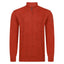 Peter Gribby Mens Cable ¼ Zip Jumper - Ember