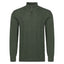 Peter Gribby Mens Cable ¼ Zip Jumper - Forest