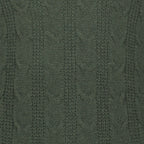 Peter Gribby Mens Cable ¼ Zip Jumper - Forest
