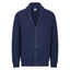 Peter Gribby Mens Ribbed Shawl Cardigan - Navy
