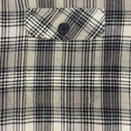 Peter Gribby Cotton Long Sleeved Grey Check Shacket