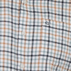 Peter Gribby Long Sleeve Cream Check Shirt - Cream
