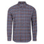 Peter Gribby Long Sleeve Navy Check Shirt