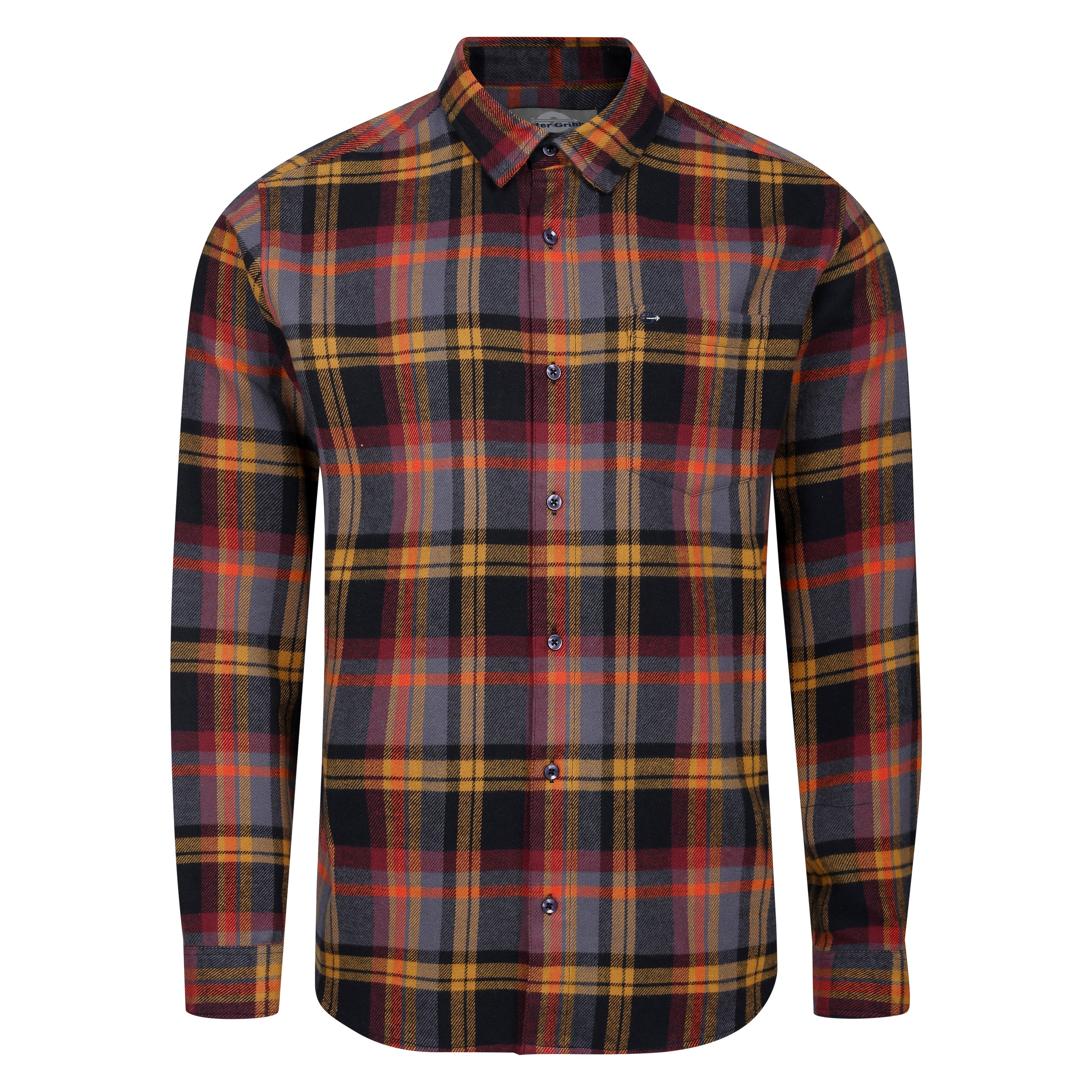Peter Gribby Long Sleeve Multi Check Shirt