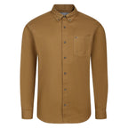 Peter Gribby Long Sleeve Twill Shirt - Caramel