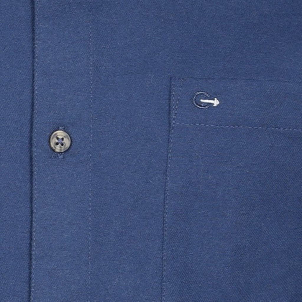 Peter Gribby Long Sleeve Twill Shirt - Indigo