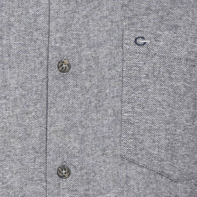 Peter Gribby Long Sleeve Twill Shirt - Silver Main Image