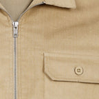 Peter Gribby Cord Zipper Shacket - Camel