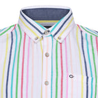 Peter Gribby Short Sleeve Multi Stripe Shirt