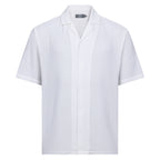 Peter Gribby Short Sleeve Textured Revere Shirt