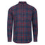 Peter Gribby Mens Long Sleeve Check Shirt - Teal