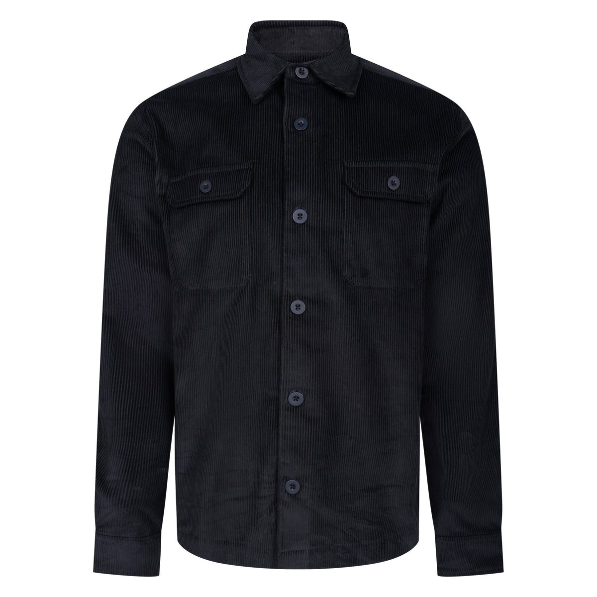 Peter Gribby Cord Shacket - Black
