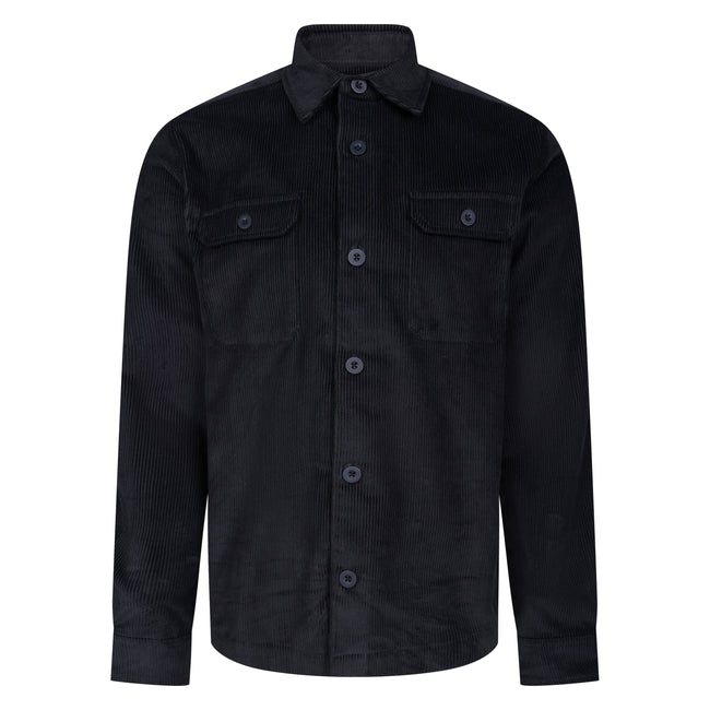Peter Gribby Cord Shacket - Black Hover Image