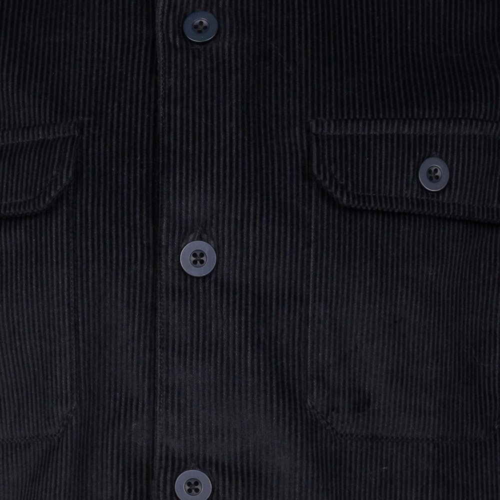 Peter Gribby Cord Shacket - Black