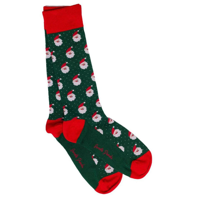 Swole Panda Bamboo Santa Socks Hover Image