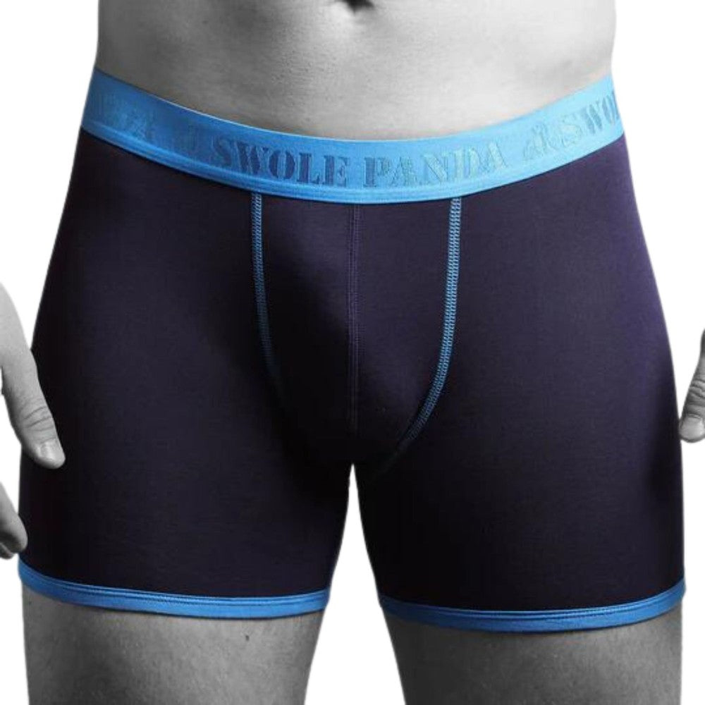 Swole Panda Navy Bamboo Boxers