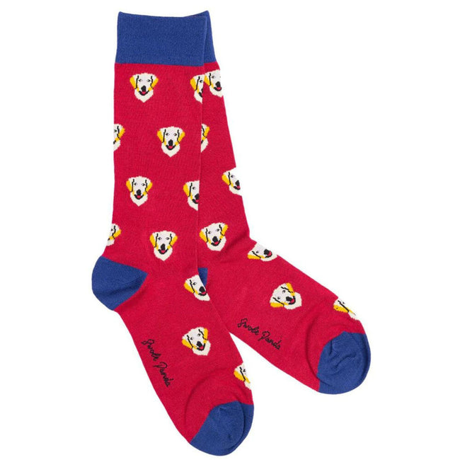 Swole Panda Bamboo Golden Retriever Socks Hover Image