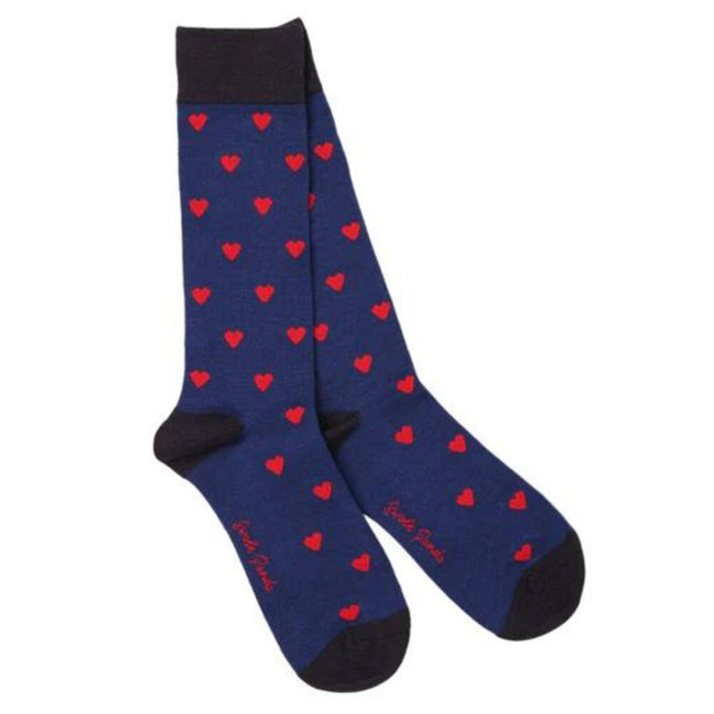 Swole Panda Bamboo Socks - Heart Hover Image