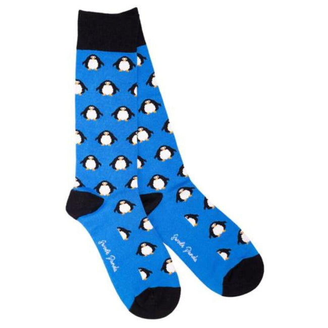Swole Panda Bamboo Socks - Penguin Hover Image