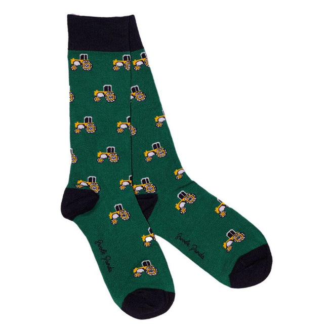Swole Panda Bamboo Tractor Socks Hover Image
