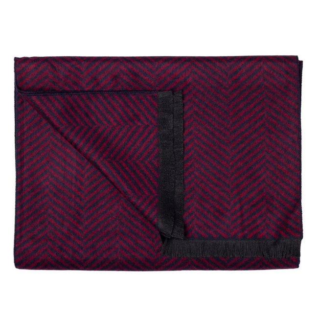Swole Panda Red Herringbone Scarf Hover Image