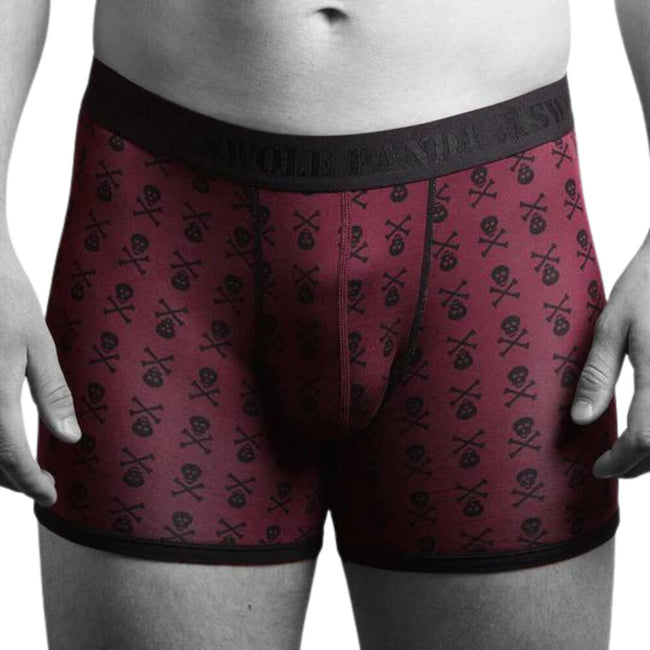 Swole Panda Skull Bamboo Boxers Hover Image