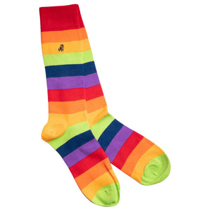 Swole Panda Womens Socks - Pride