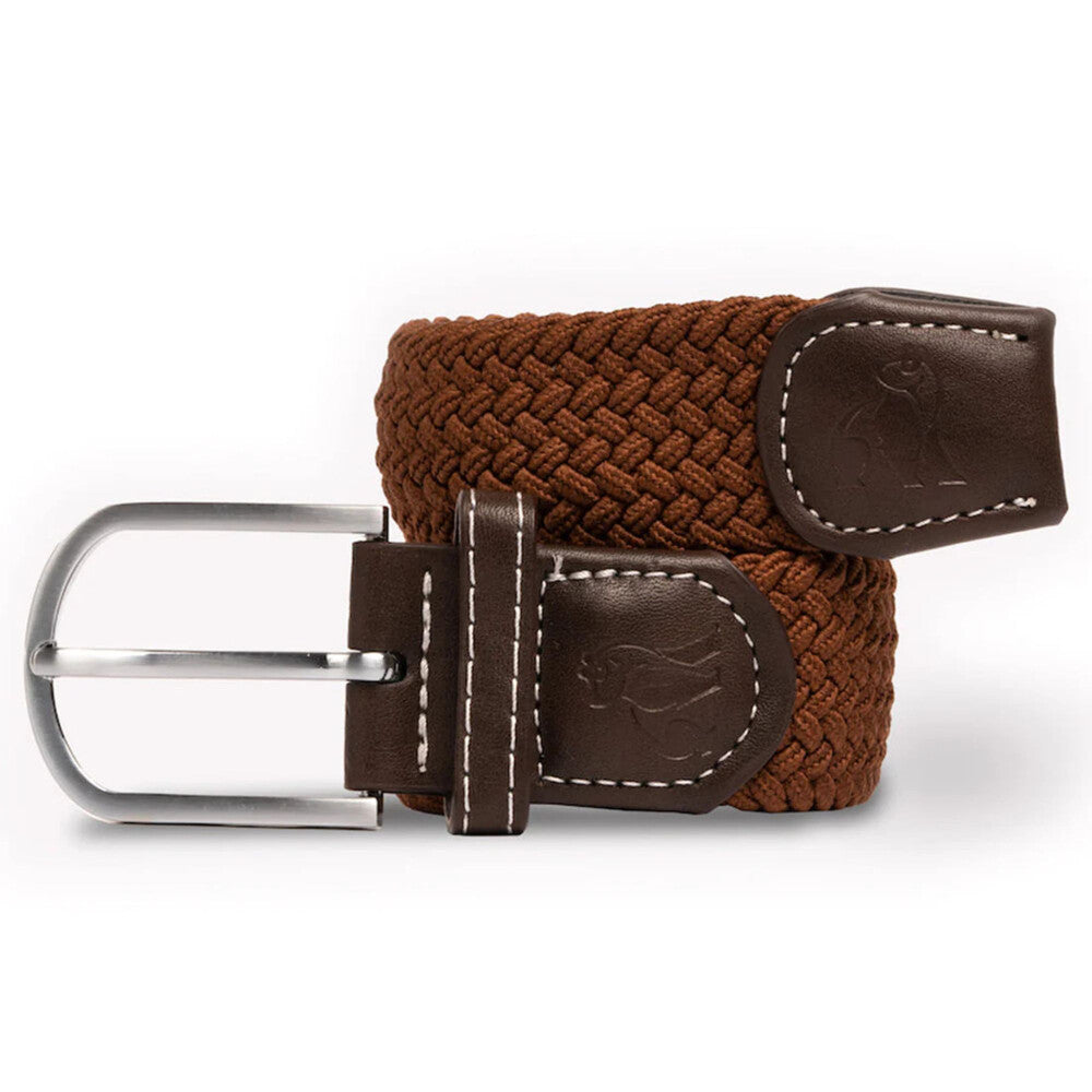 Swole Panda Woven Belt - Brown