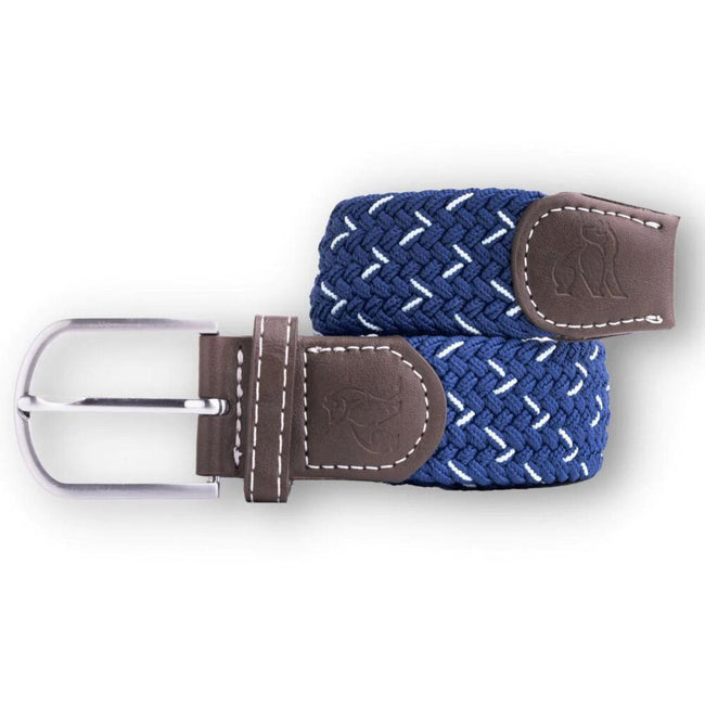 Swole Panda Woven Belt - Navy White Dot Hover Image
