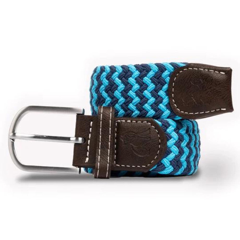Swole Panda Woven Belt - Sky Blue