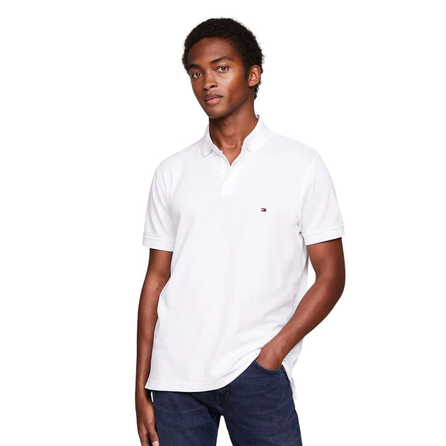 Tommy Hilfiger 1985 Collection Textured Pique Polo Shirt - White Main Image