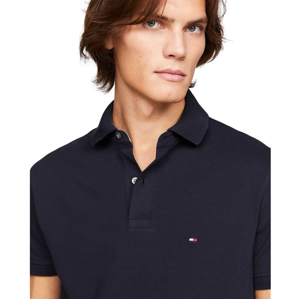 Tommy Hilfiger 1985 Collection Textured Pique Polo Shirt - Desert Sky