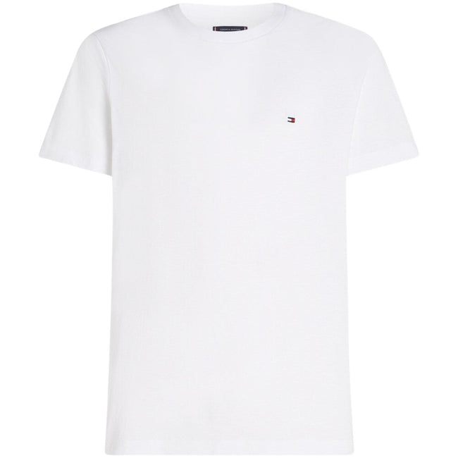 Tommy Hilfiger Essential Regular Fit Solid T-Shirt - White Hover Image