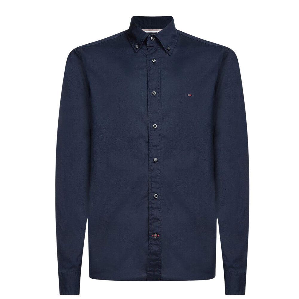 Tommy Hilfiger Flex Cotton Poplin Shirt - Desert Sky