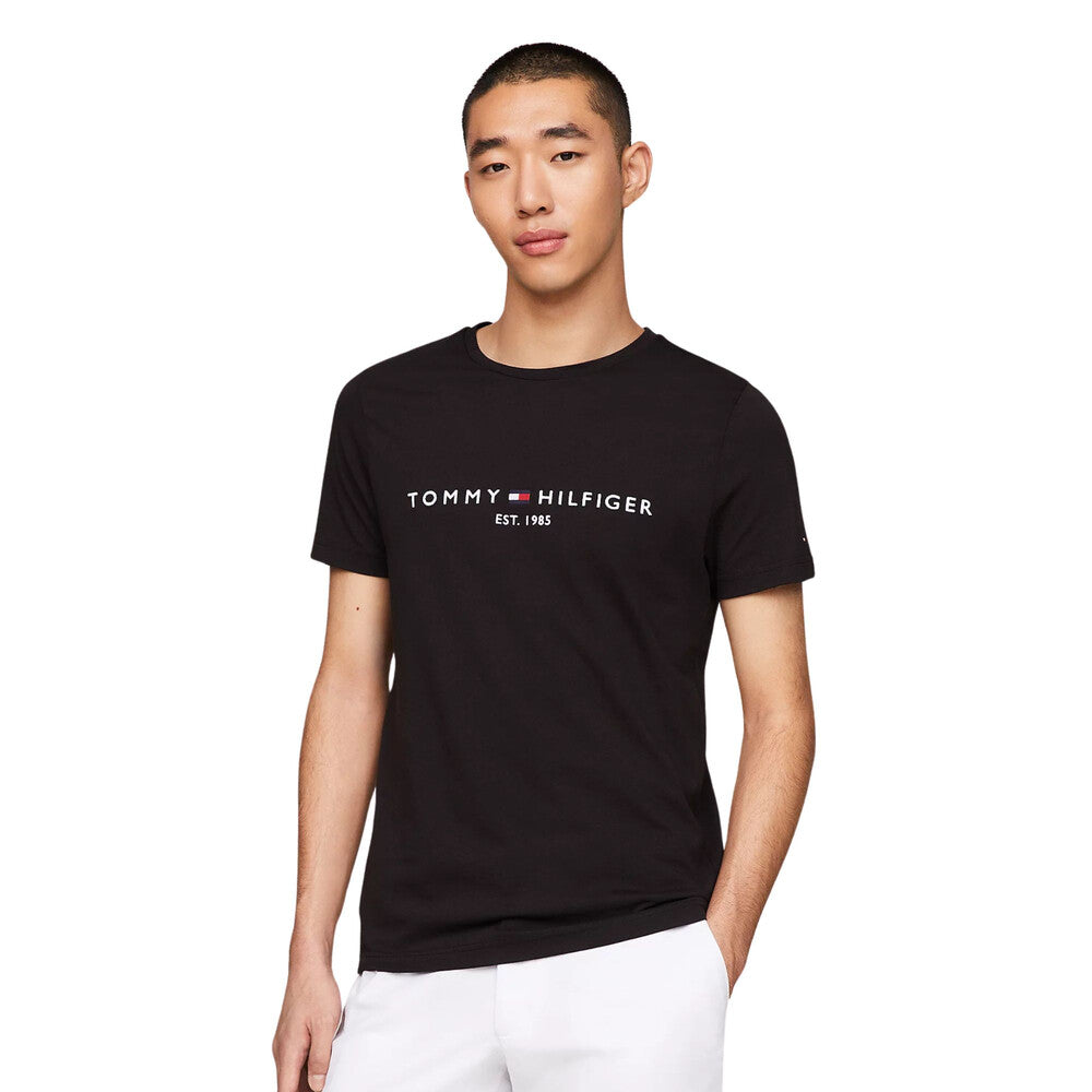 Tommy Hilfiger Logo T-Shirt - Jet Black