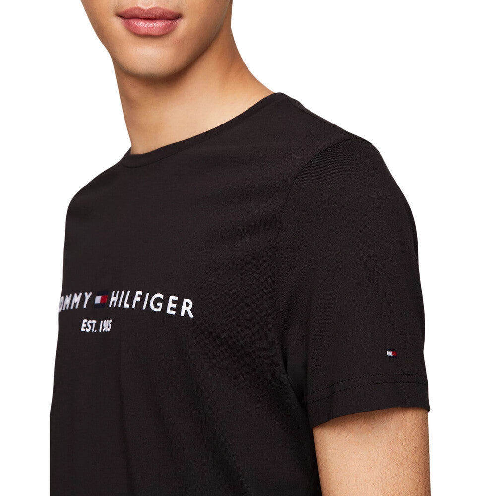 Tommy Hilfiger Logo T-Shirt - Jet Black