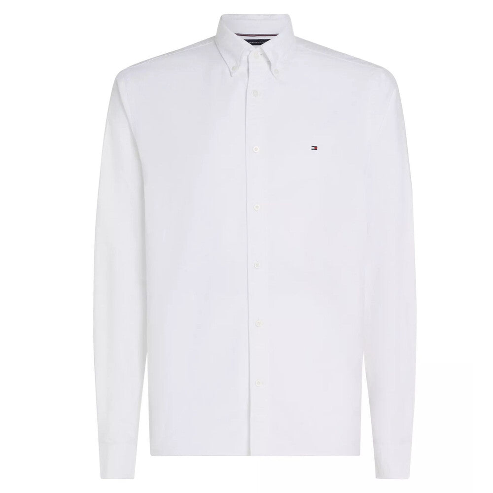 Tommy Hilfiger Solid Heritage Oxford Shirt - Optic White