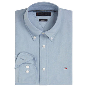 Tommy Hilfiger Solid Heritage Oxford Shirt - Blue
