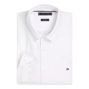 Tommy Hilfiger Solid Heritage Oxford Shirt - Optic White