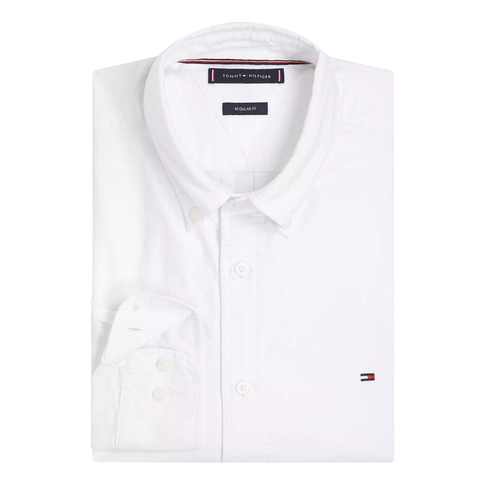Tommy Hilfiger Solid Heritage Oxford Shirt - Optic White