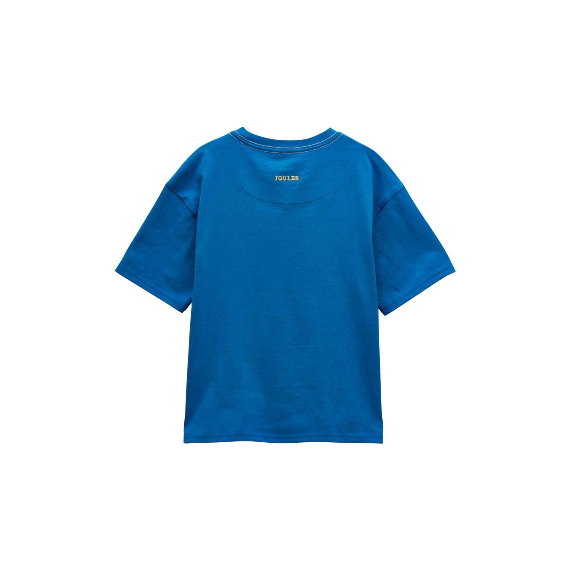 Joules Boys Archie Applique Graphic T-Shirt - Blue